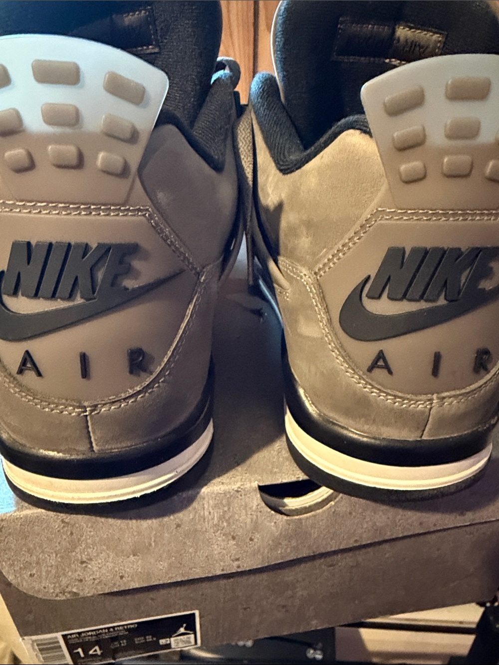 Jordan Men’s Sneakers in Brown and Black Cave Stone - Picture 2 of 6